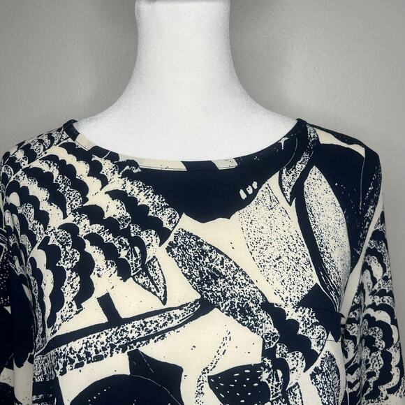 Anthropologie Essentiel Antwerp Women's Getch Dress Blue Floral Mini 40 (Large) - Picture 4 of 13